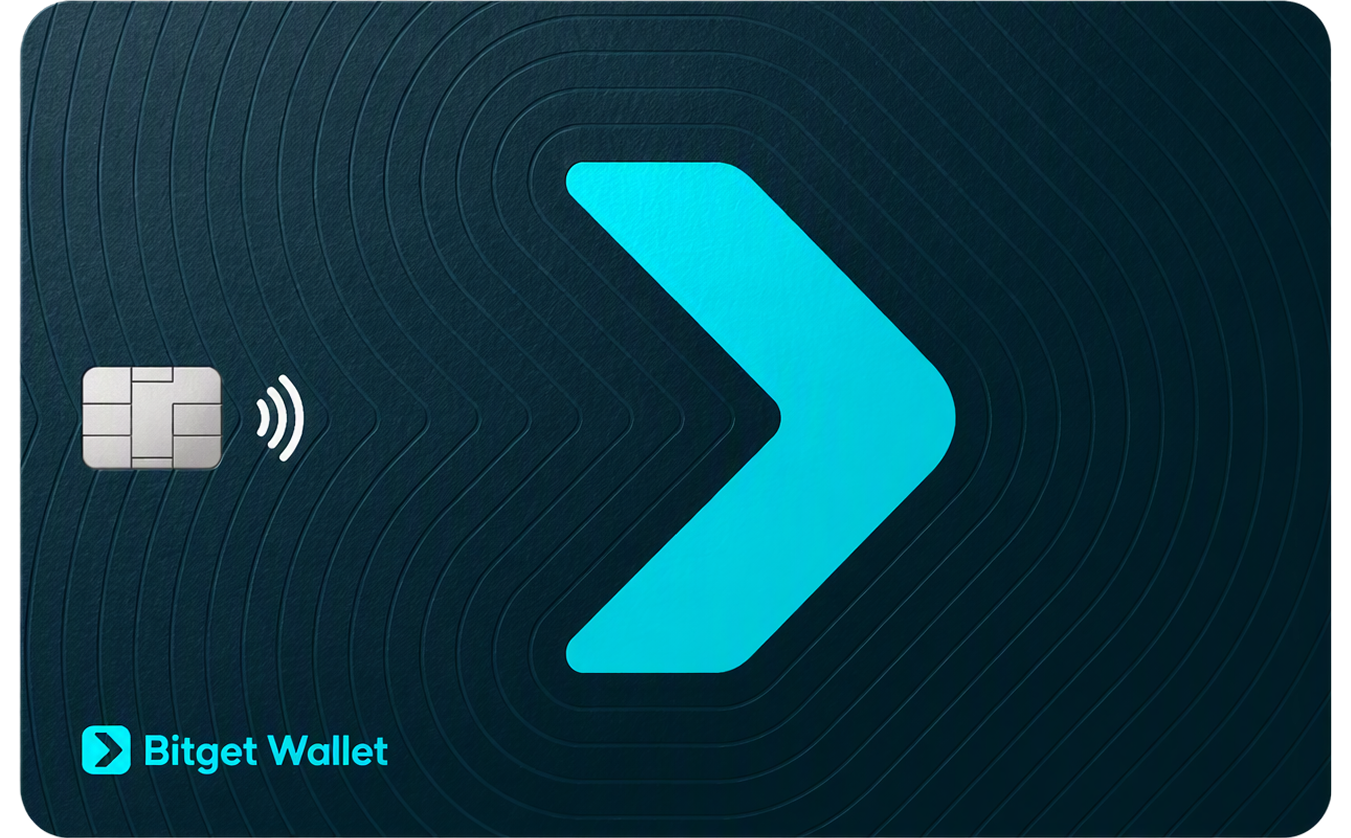 Bitget Wallet Card design, textured version
